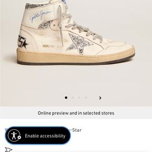 Golden Goose Glitter Star Sneakers